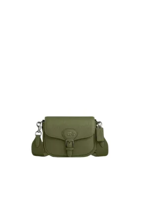 ( AS IS ) Coach Amelia Crossbody Bag Small In Military Green CP001