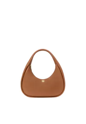 ( PREORDER ) Kate Spade Kayla Crescent Shoulder Bag In Warm Gingerbread KK054