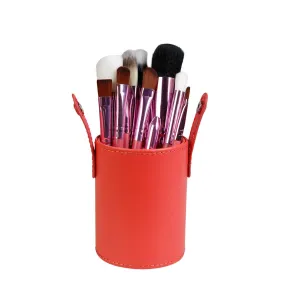 12pcs Makeup Brush with Organizer Cylinder Storage Box