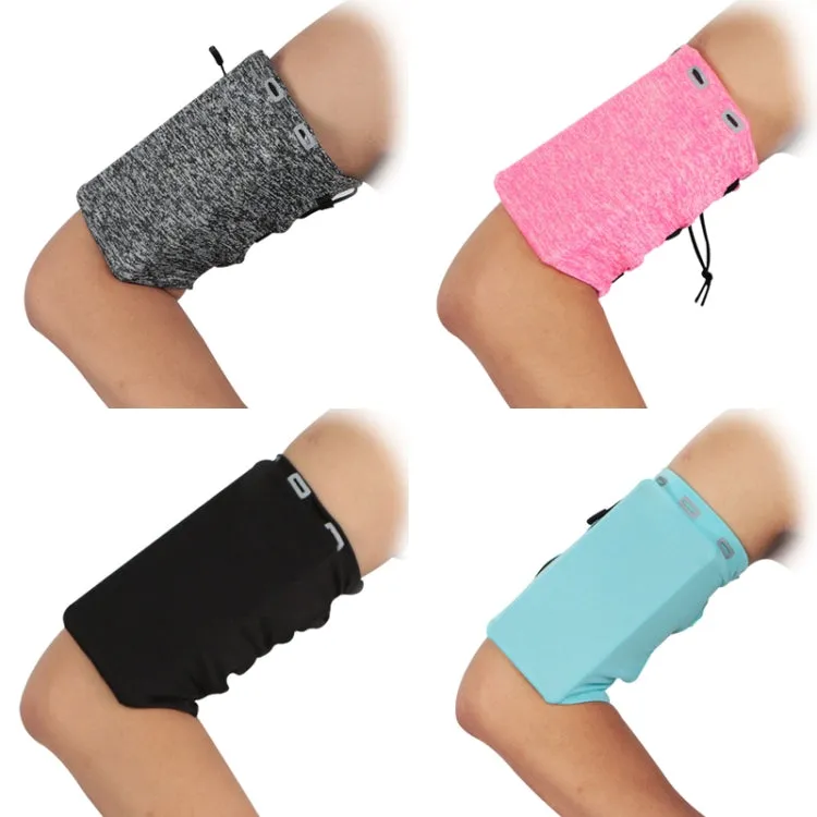 1940 Running Mobile Phone Arm Bag Elastic Sports Wrist Bag, Colour: Black (no Logo)