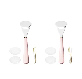 2 LUNAESCENT Touch-Free Skincare Applicator Sets by LUNAESCENT