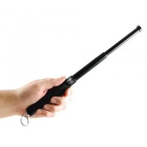 24 Units 12" Expandable Baton with Key Ring and Pepper Spray Bundled