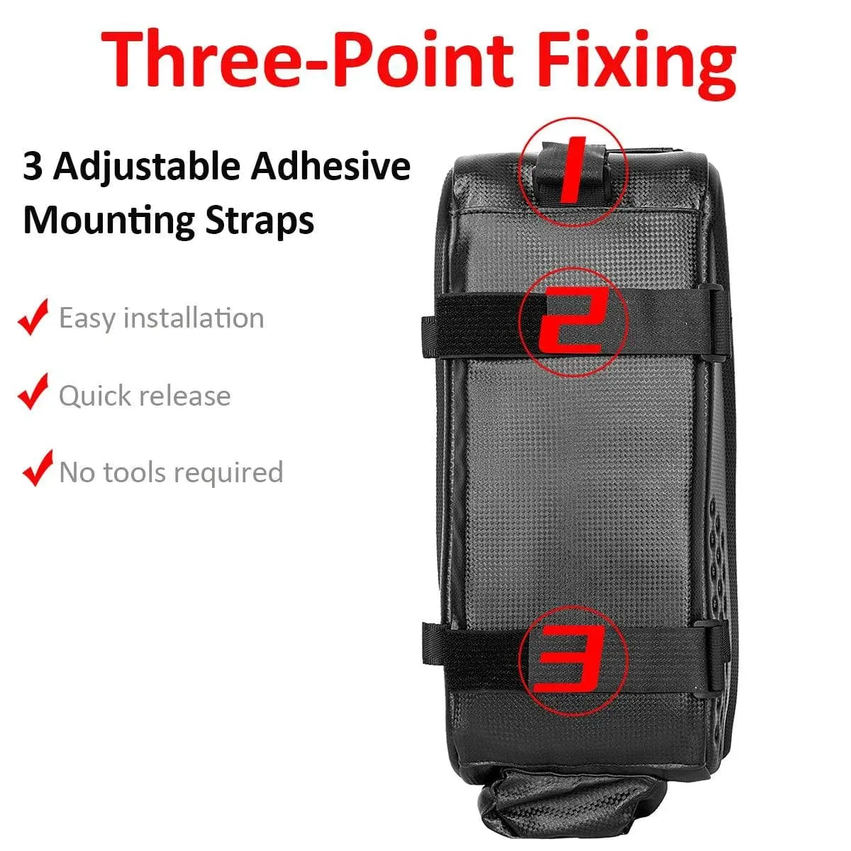 3 in 1 Bike Rack Bag Trunk Bag Waterproof Bicycle Rear Seat Bag with 2 Side Hanging Bags Cycling Cargo Luggage Bag Shoulder Bag