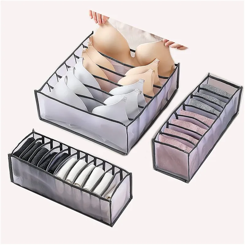 3 Pack Of Mesh Drawer Storage Box -F49-8-954