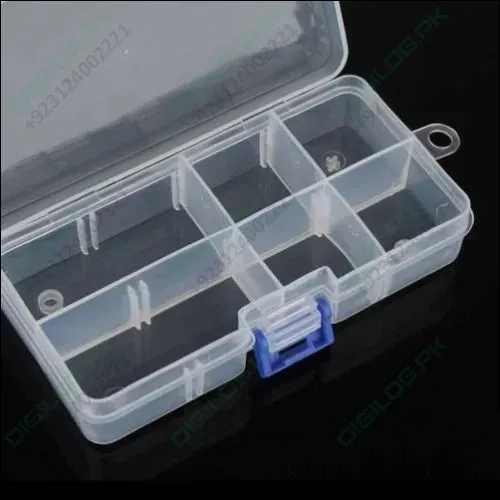 8 Grid Electronic Component Organizer Storage Box Tool Case F-141