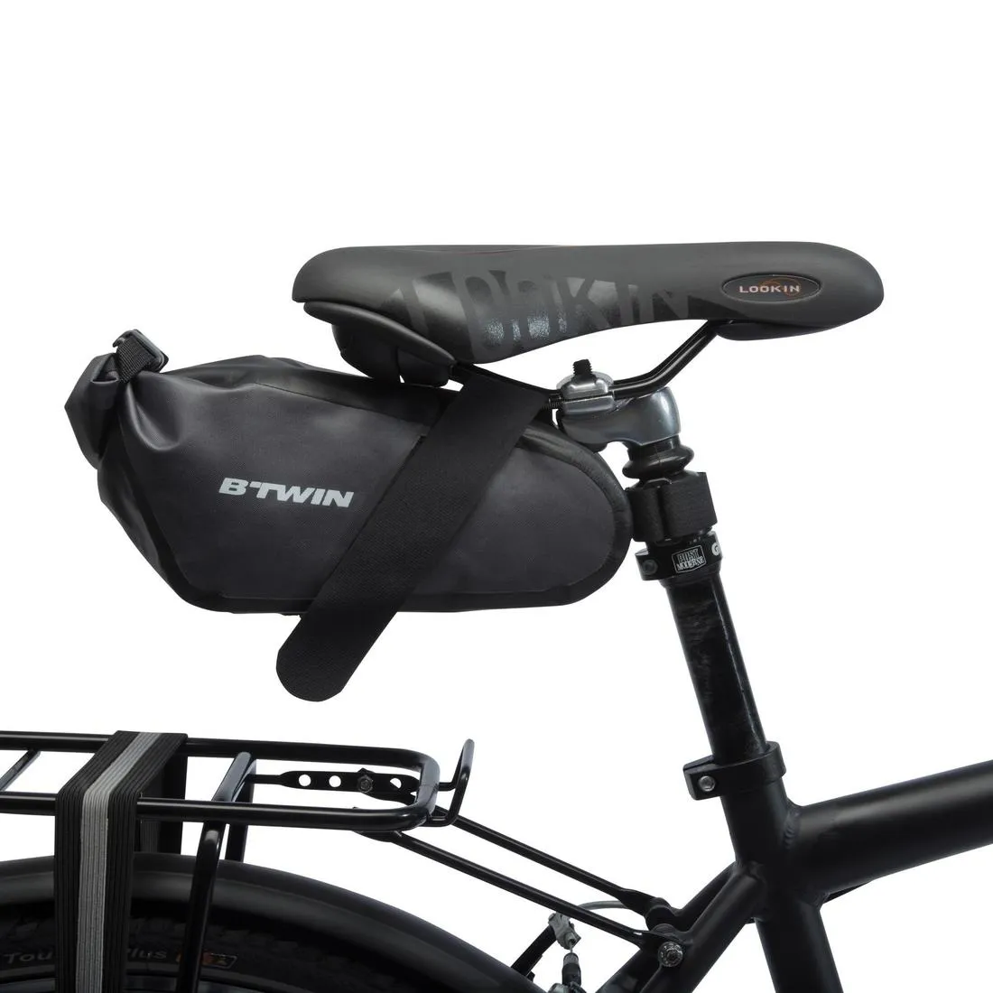 900 Waterproof Bike Saddle Bag 2.5L - Black