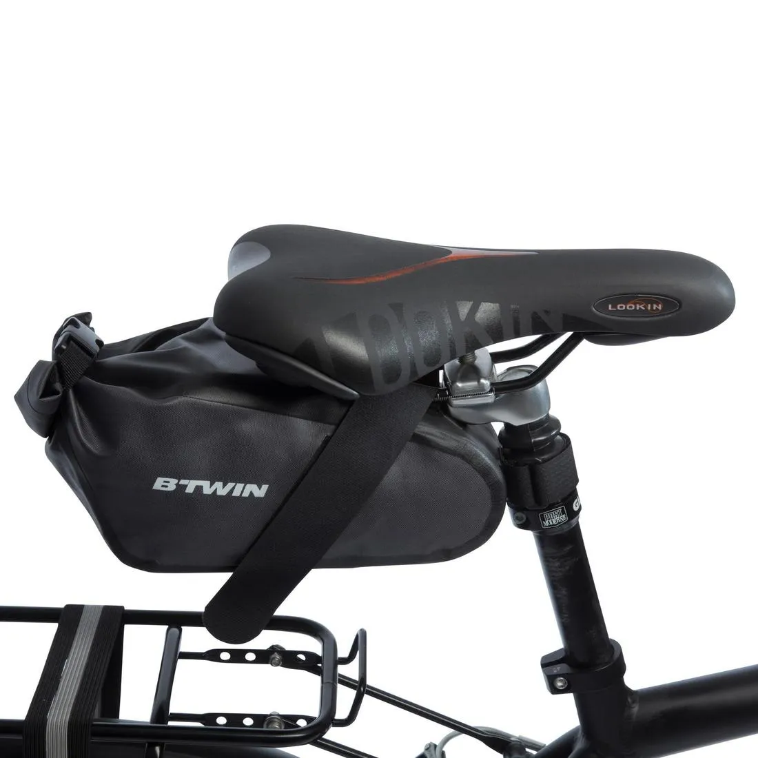 900 Waterproof Bike Saddle Bag 2.5L - Black