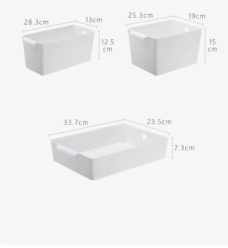 A4 file picture book plastic finishing basket