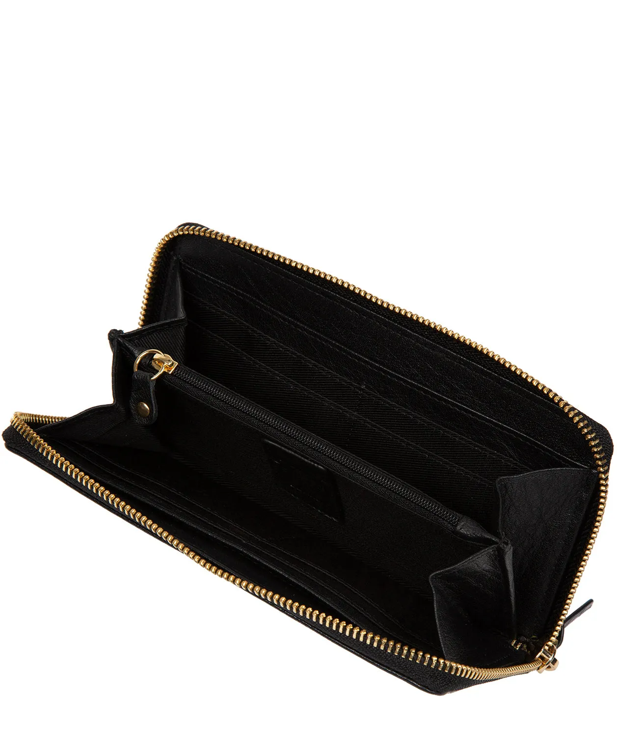 'Aisling' Black Leather RFID Purse