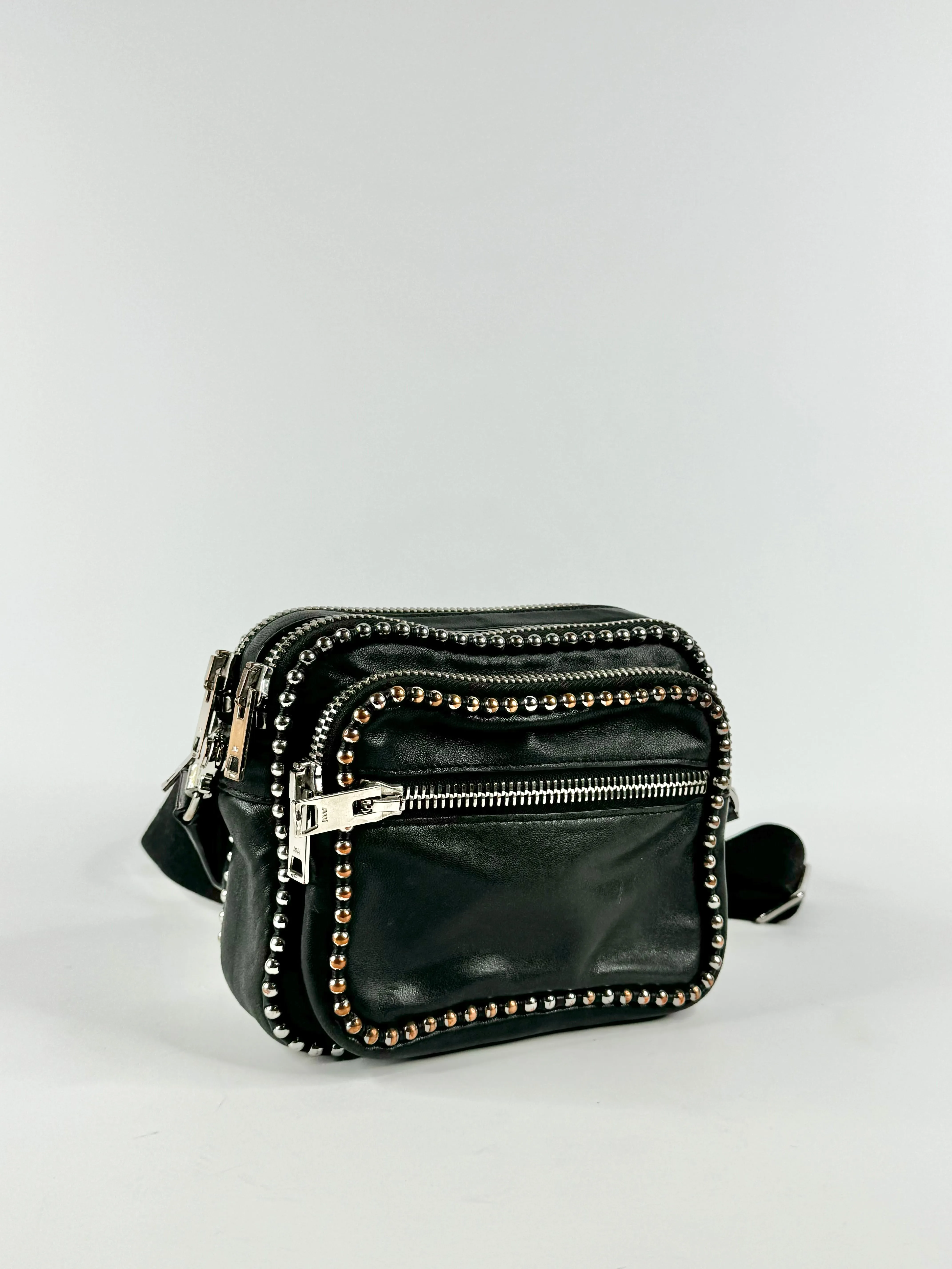 Alexander Wang Black 'Attica' Studded Cross Body Bag