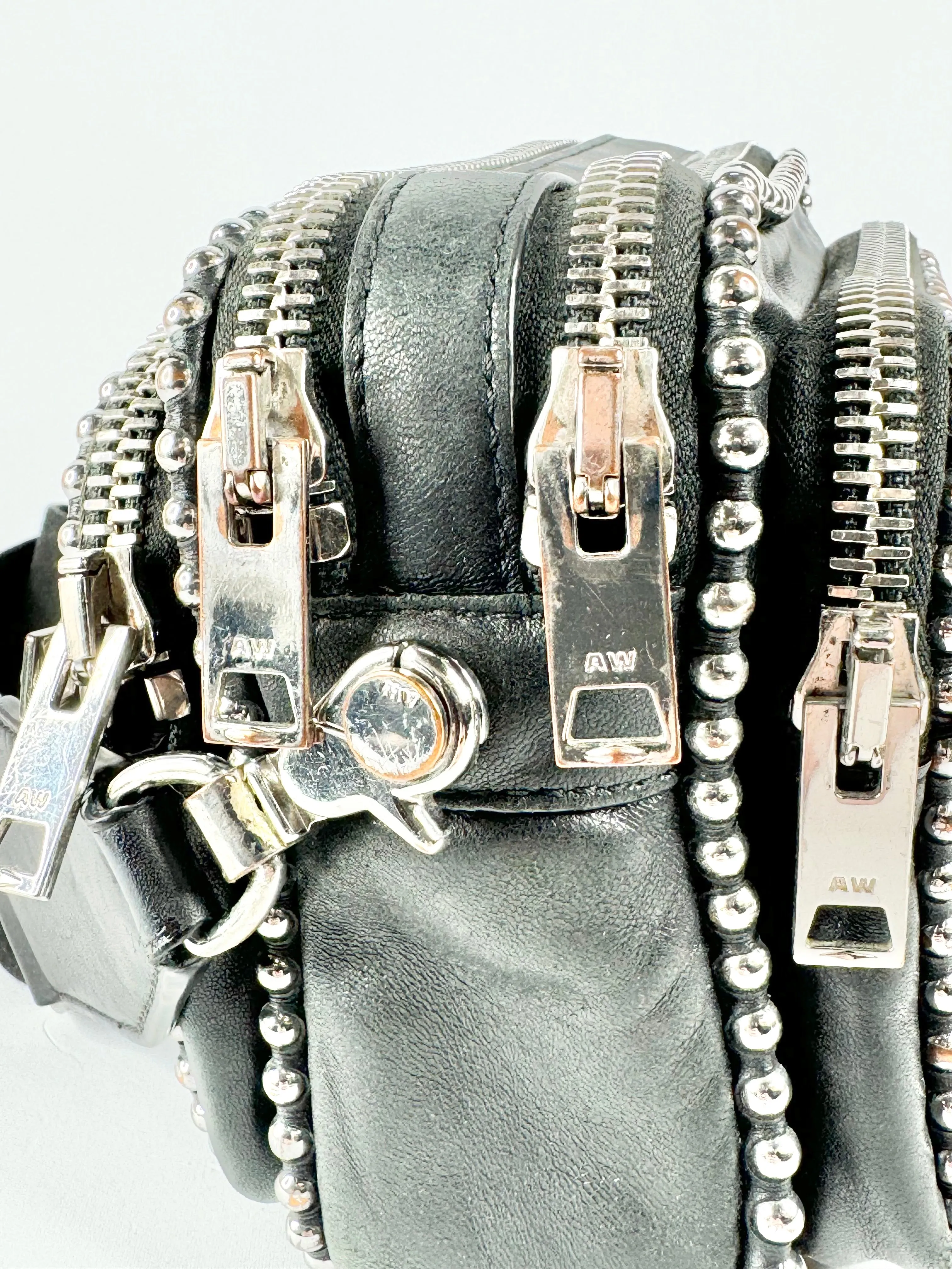 Alexander Wang Black 'Attica' Studded Cross Body Bag