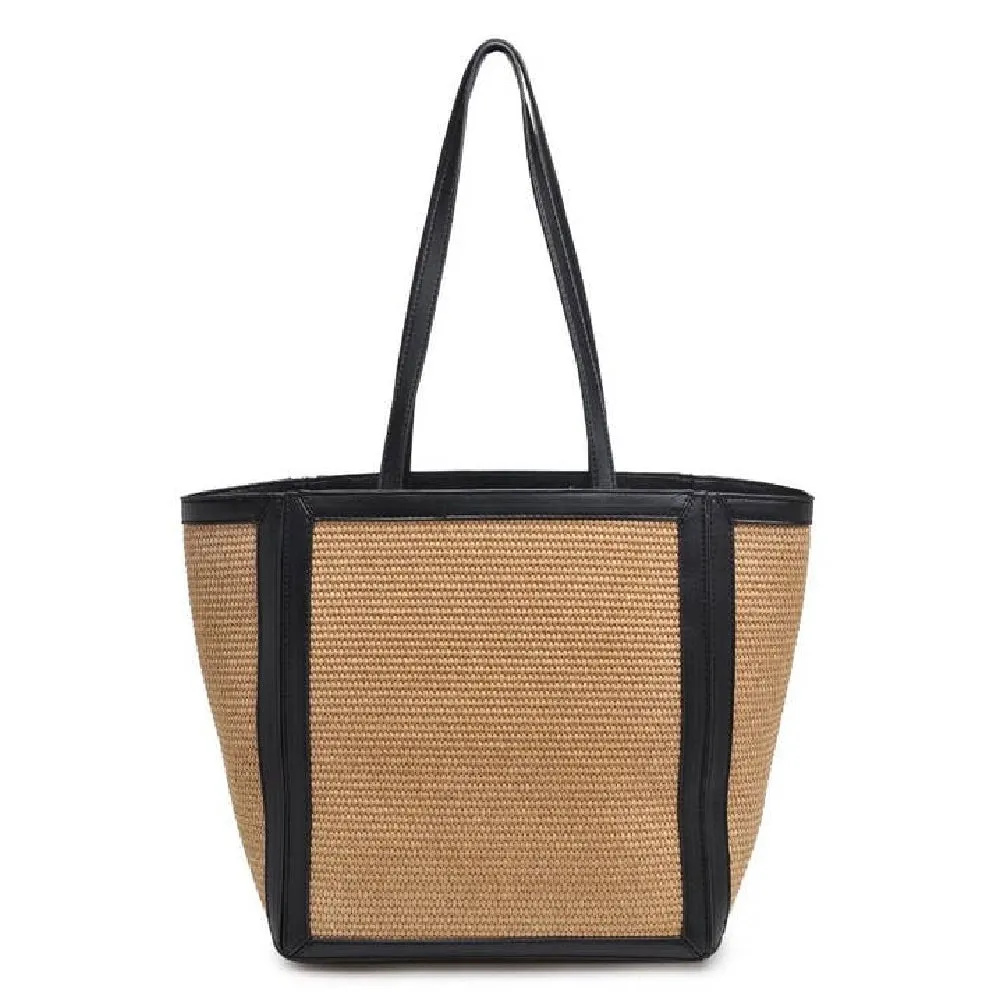 Amelia Zulma Straw Tote