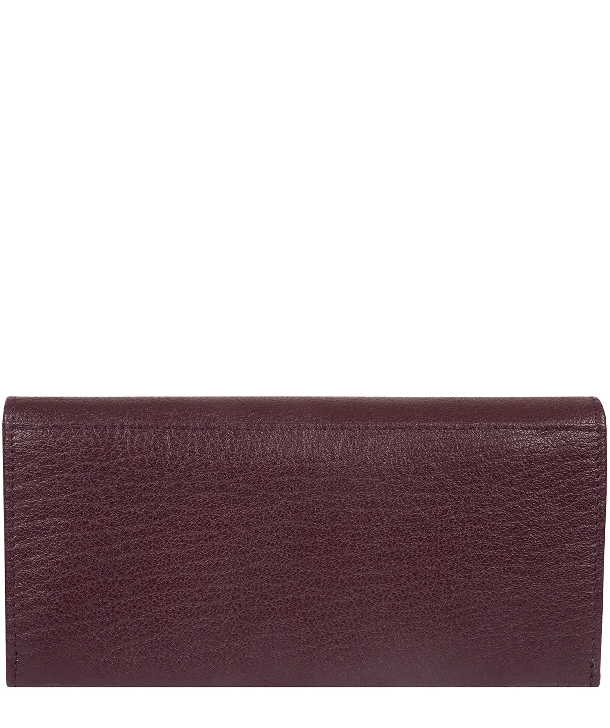 'Arabella' Deep Red Leather RFID Purse