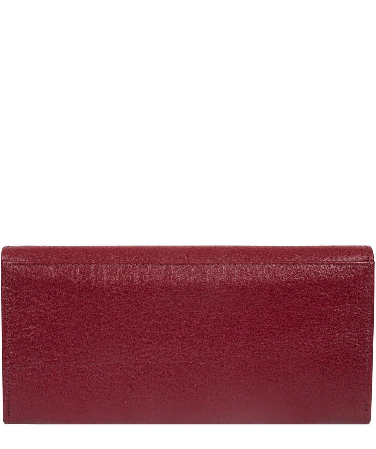 'Arabella' Plum Leather RFID Purse