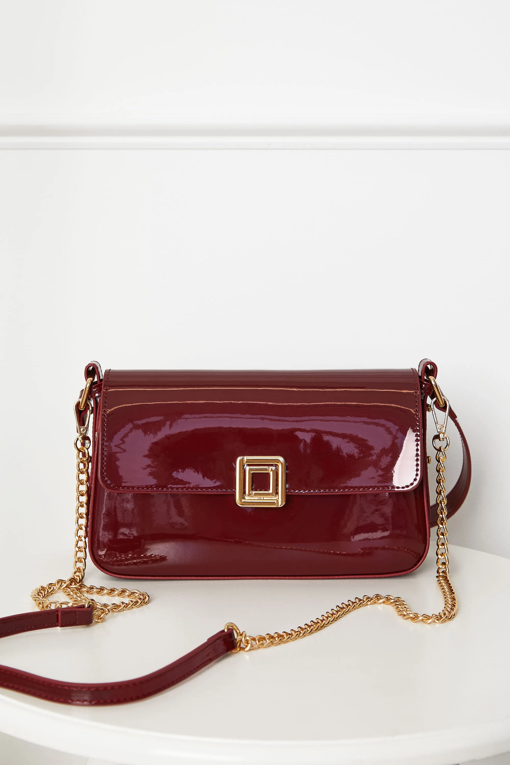 Arelie Burgundy Purse