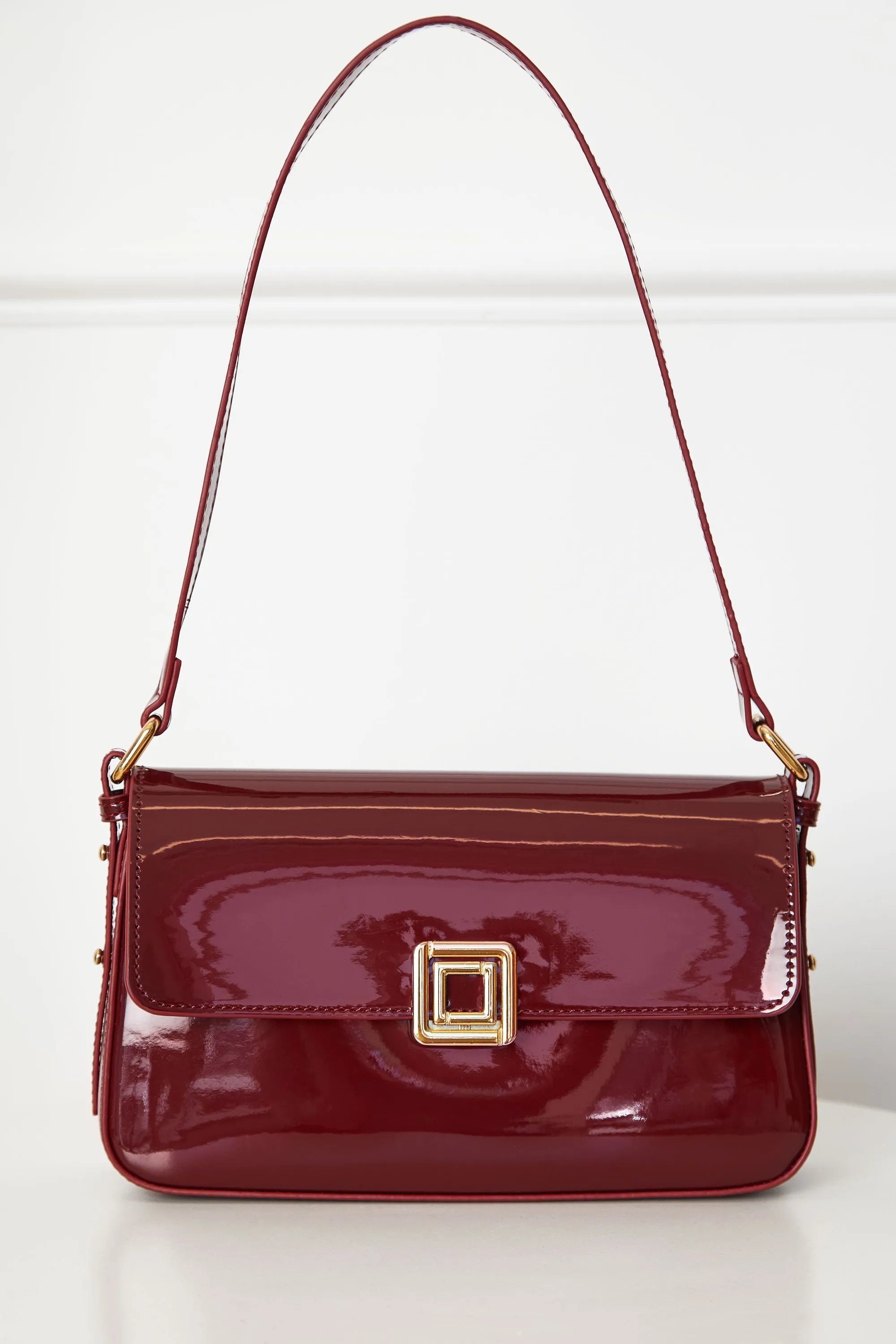 Arelie Burgundy Purse