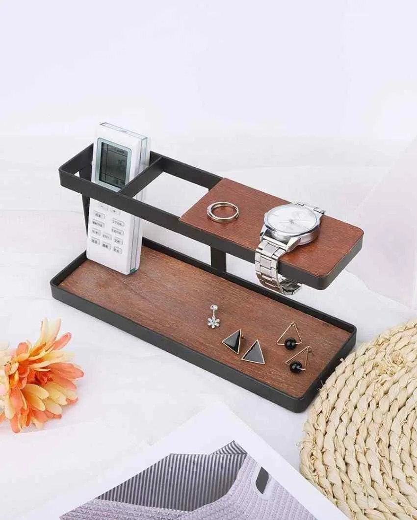 Attractive Metal Office Table Organizer | 9 x 4 x 4 inches