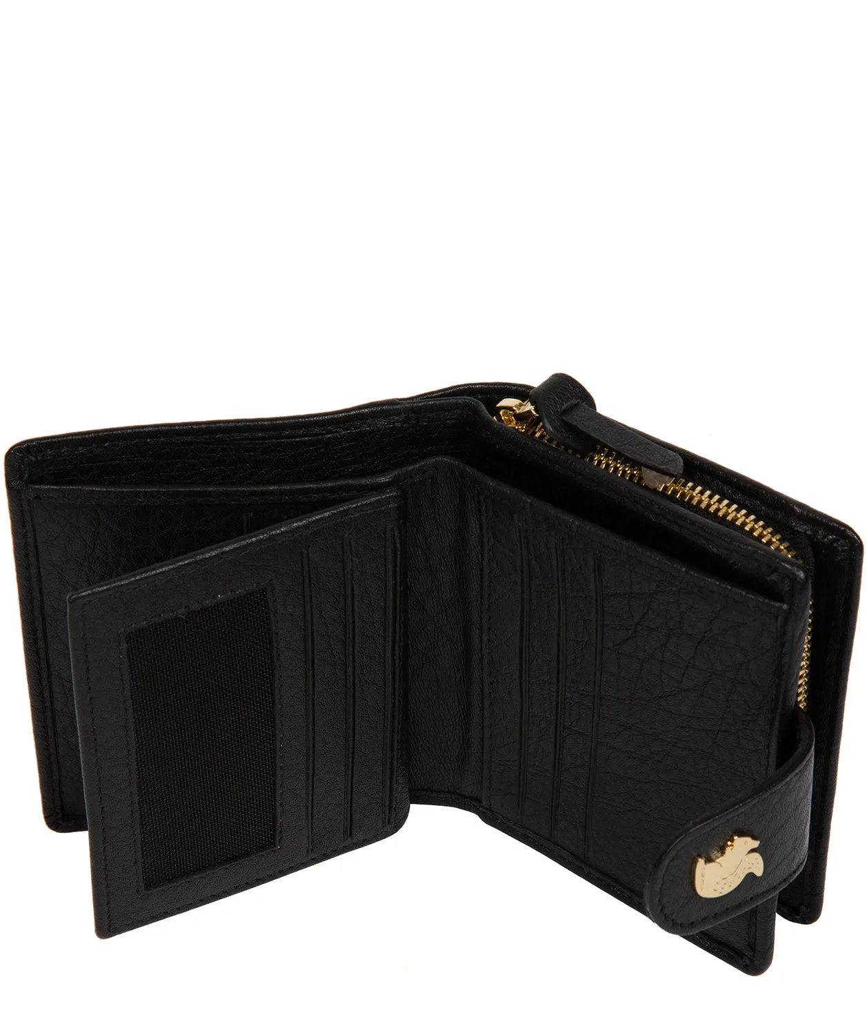 'Azaria' Black Leather RFID Purse