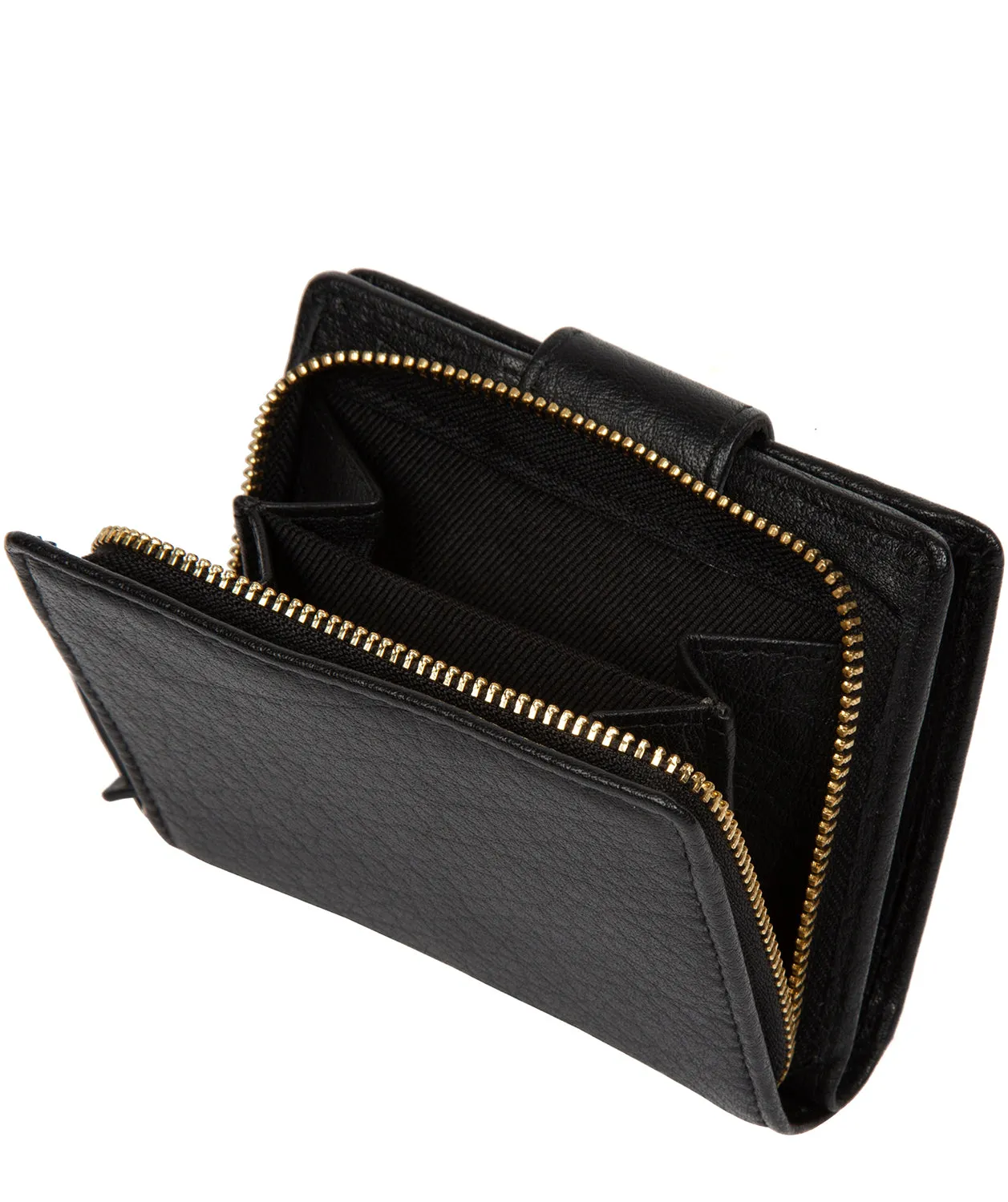 'Azaria' Black Leather RFID Purse