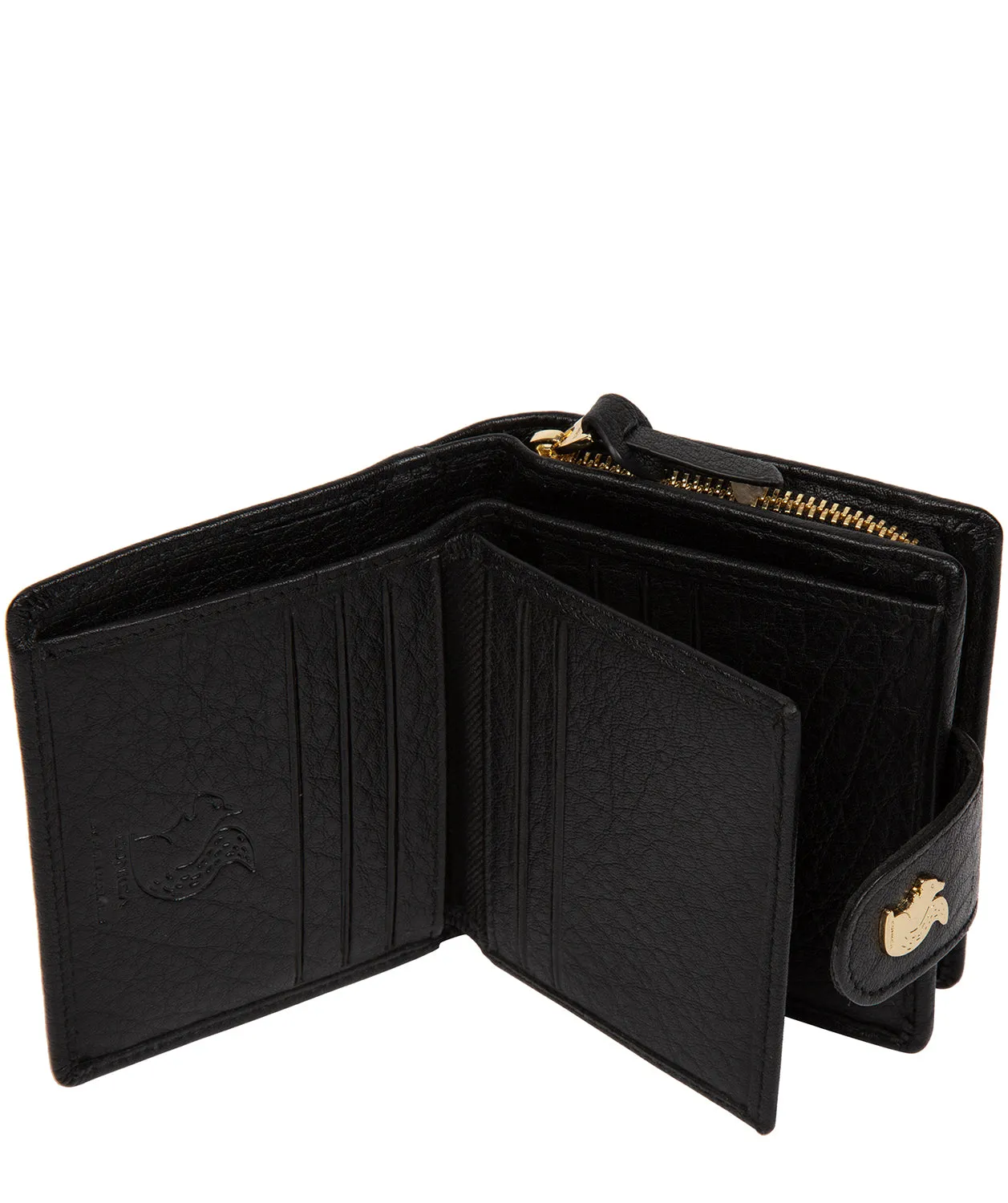 'Azaria' Black Leather RFID Purse