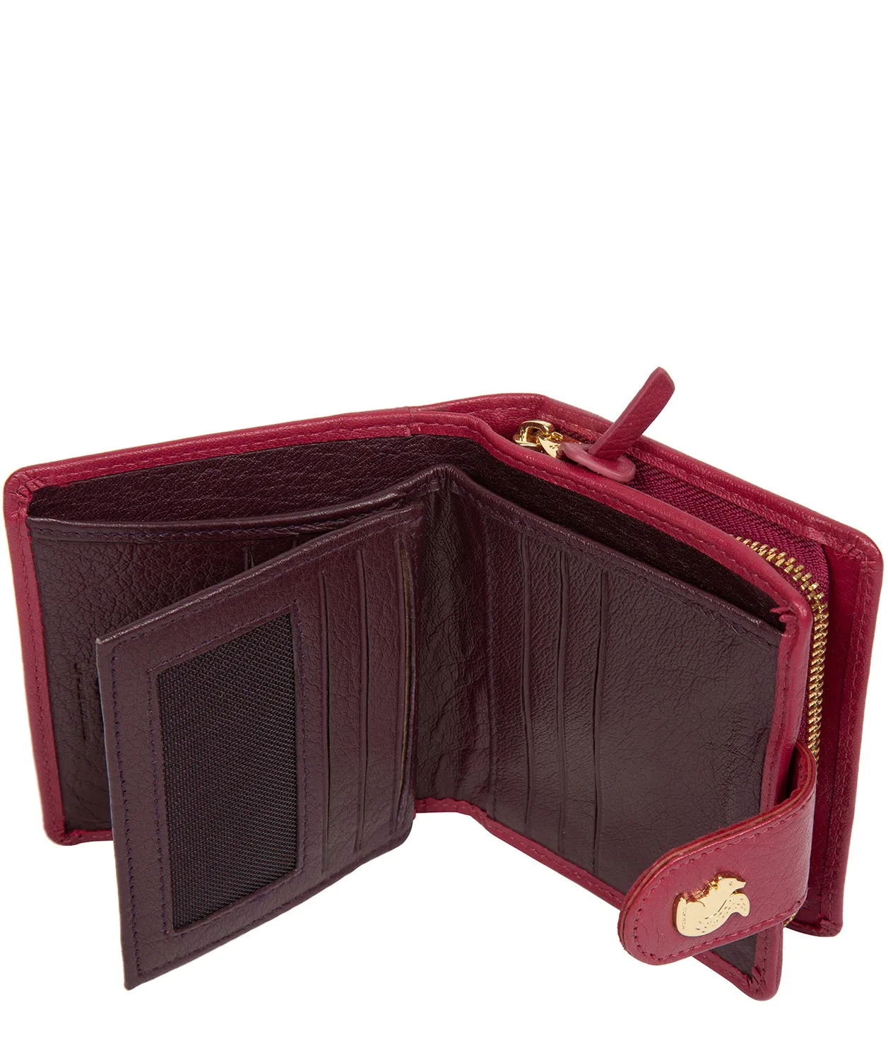 'Azaria' Orchid Leather RFID Purse