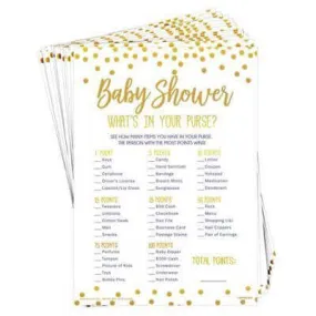 Baby Shower - Purse Game (24pcs)