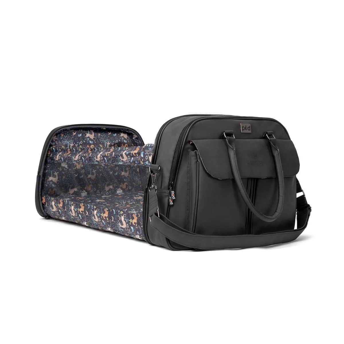 Baby Travel Crib Changing Bag - Vegan Black - POD ®