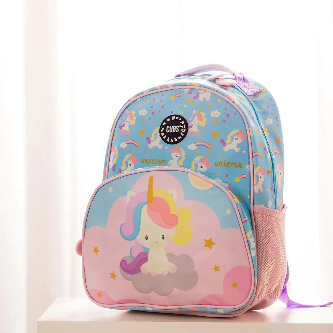 Baby Unicorn clouds Backpack