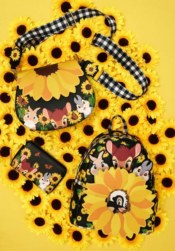 Bambi: Sunflower Friends | ZIP AROUND WALLET