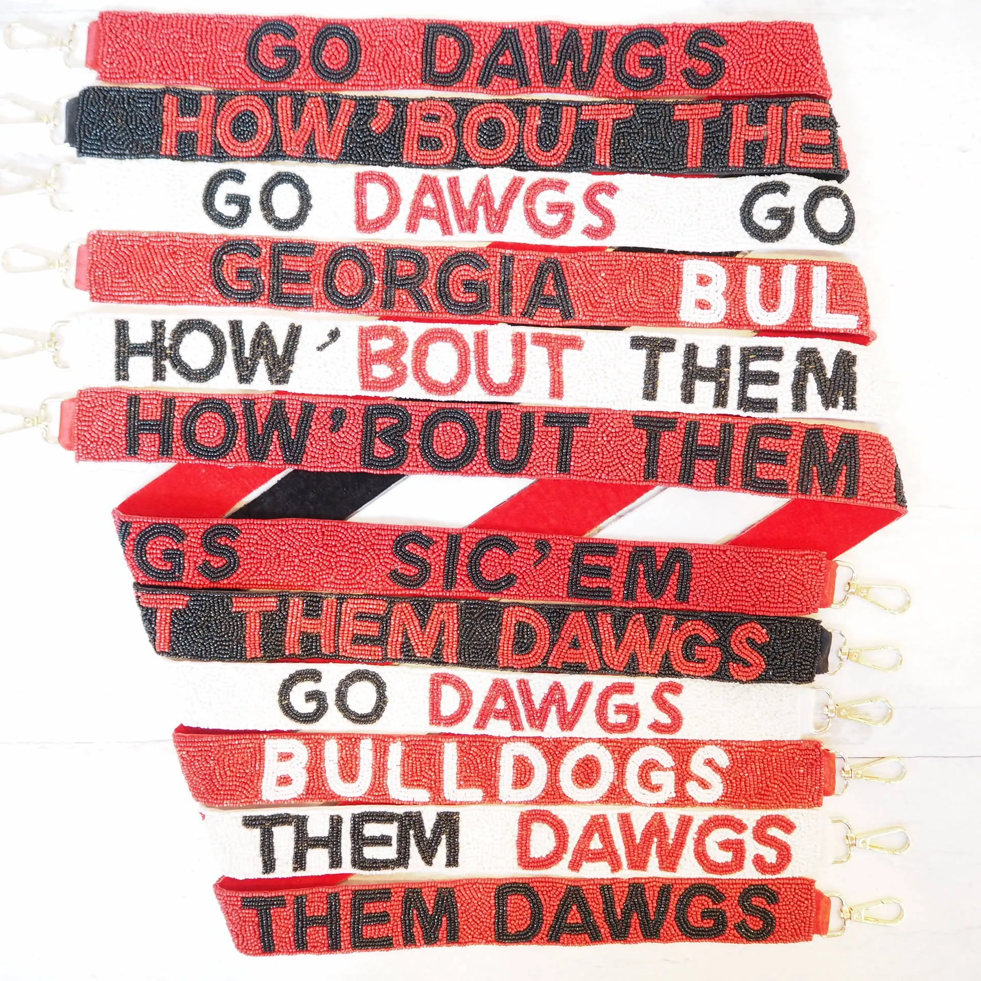 Beaded Dawgs Purse Strap~SALE