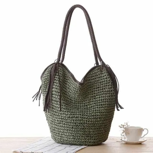 Big Straw Beach Bags