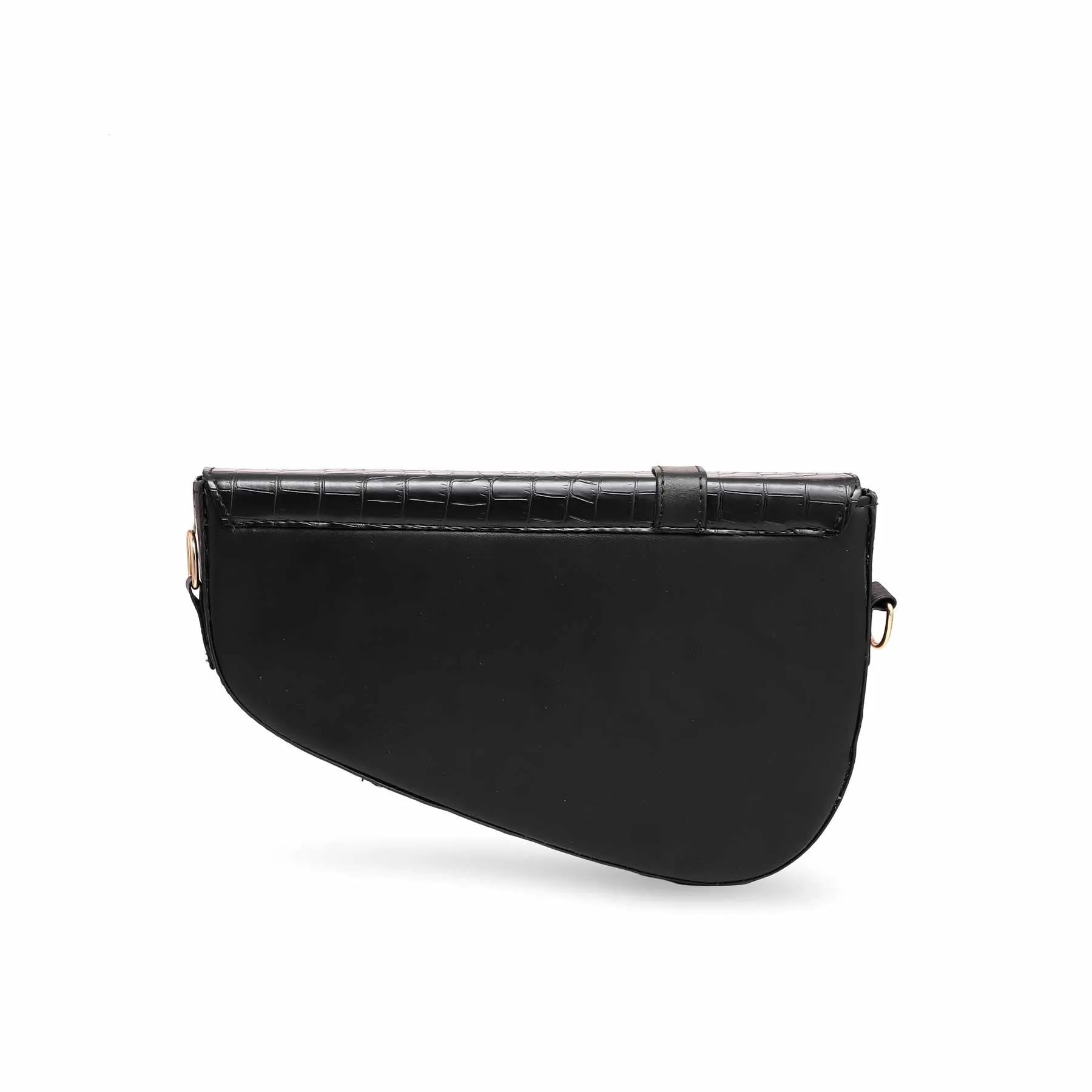 Black Formal Shoulder Bag P56095