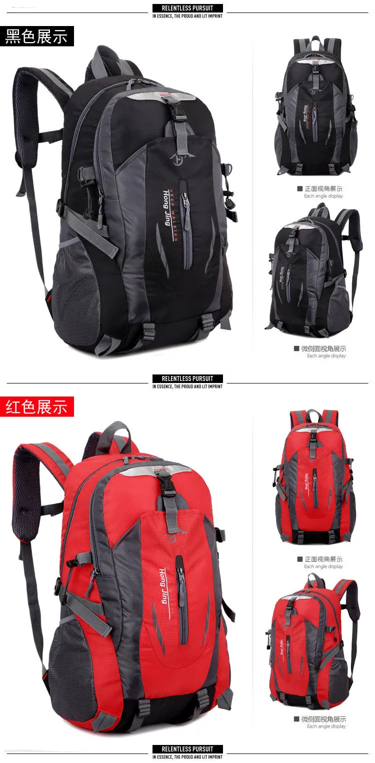 Black Outdoor Swagger Bag Polyamides and Nylon Backpack for Travel