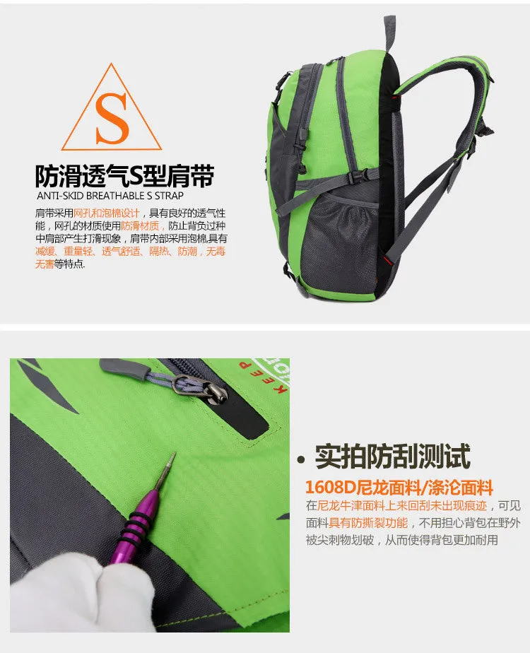 Black Outdoor Swagger Bag Polyamides and Nylon Backpack for Travel