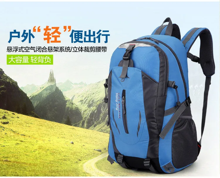 Black Outdoor Swagger Bag Polyamides and Nylon Backpack for Travel