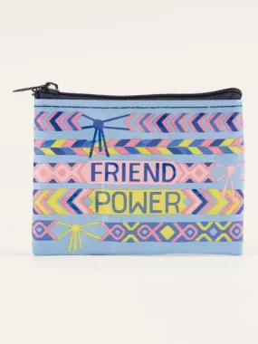 Blue Q Coin Purse  Friend Power