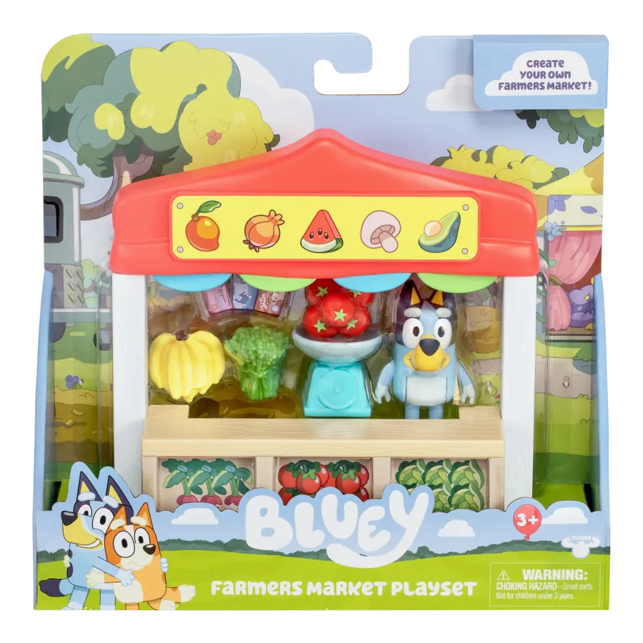 Bluey S10 Farmers Market Mini Playset