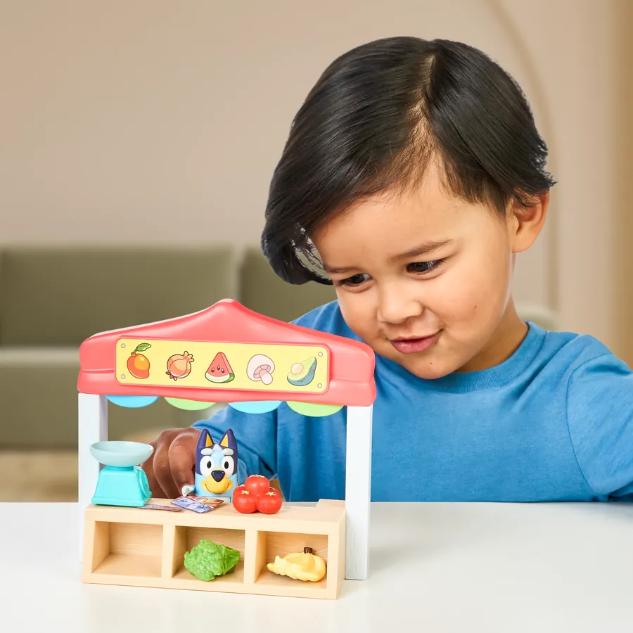 Bluey S10 Farmers Market Mini Playset