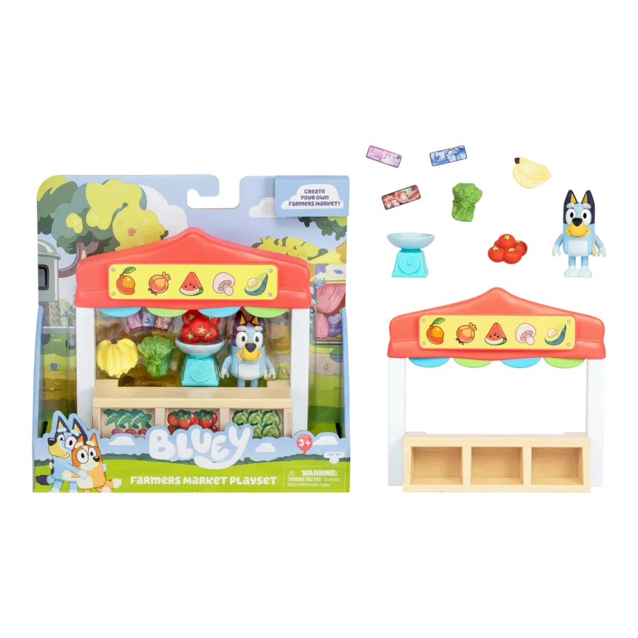 Bluey S10 Farmers Market Mini Playset