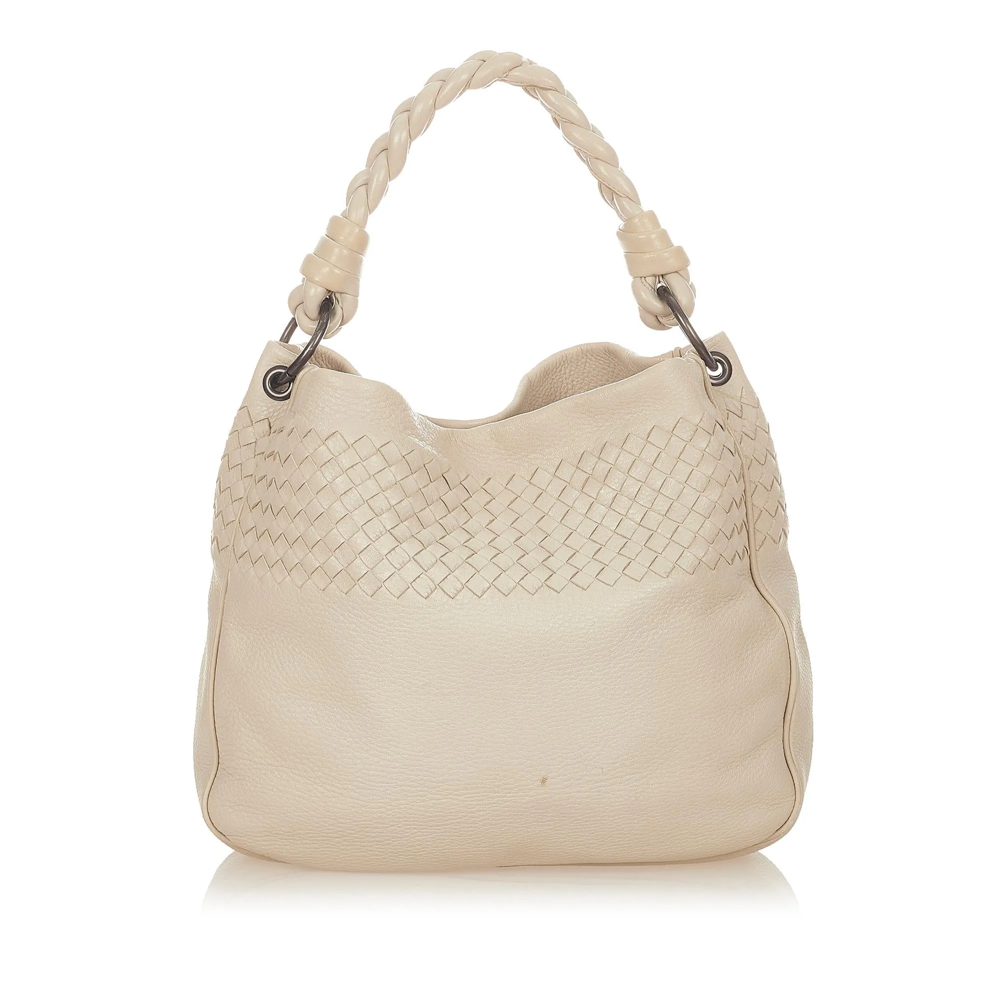 Bottega Veneta Intrecciato Leather Shoulder Bag (SHG-24587)