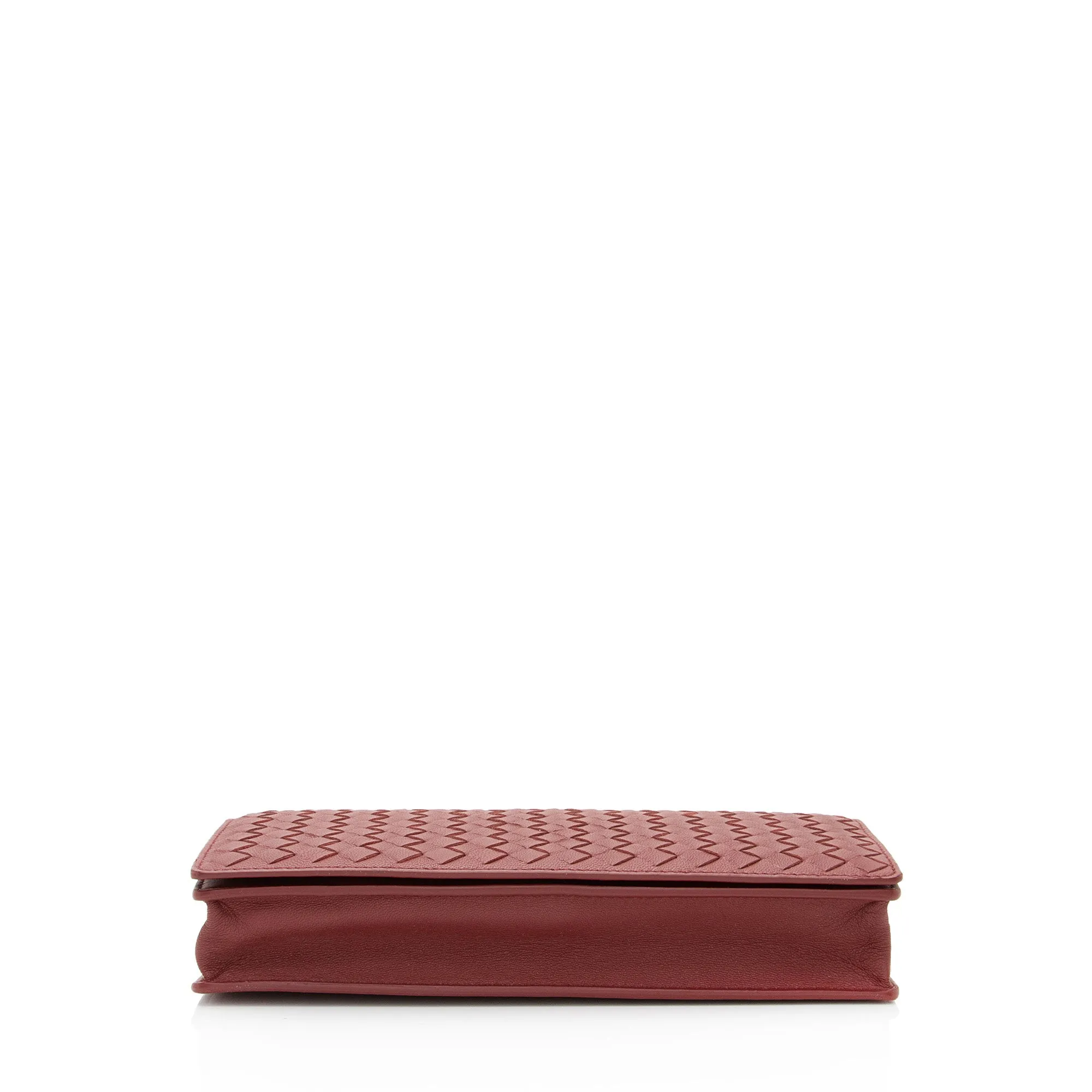 Bottega Veneta Intrecciato Nappa Flap Clutch (SHF-tEWJJp)