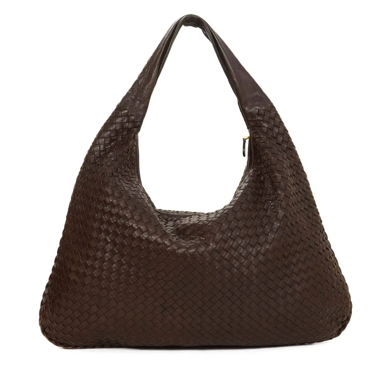 BOTTEGA VENETA NAPPA INTRECCIATO CAMPANA EBANO