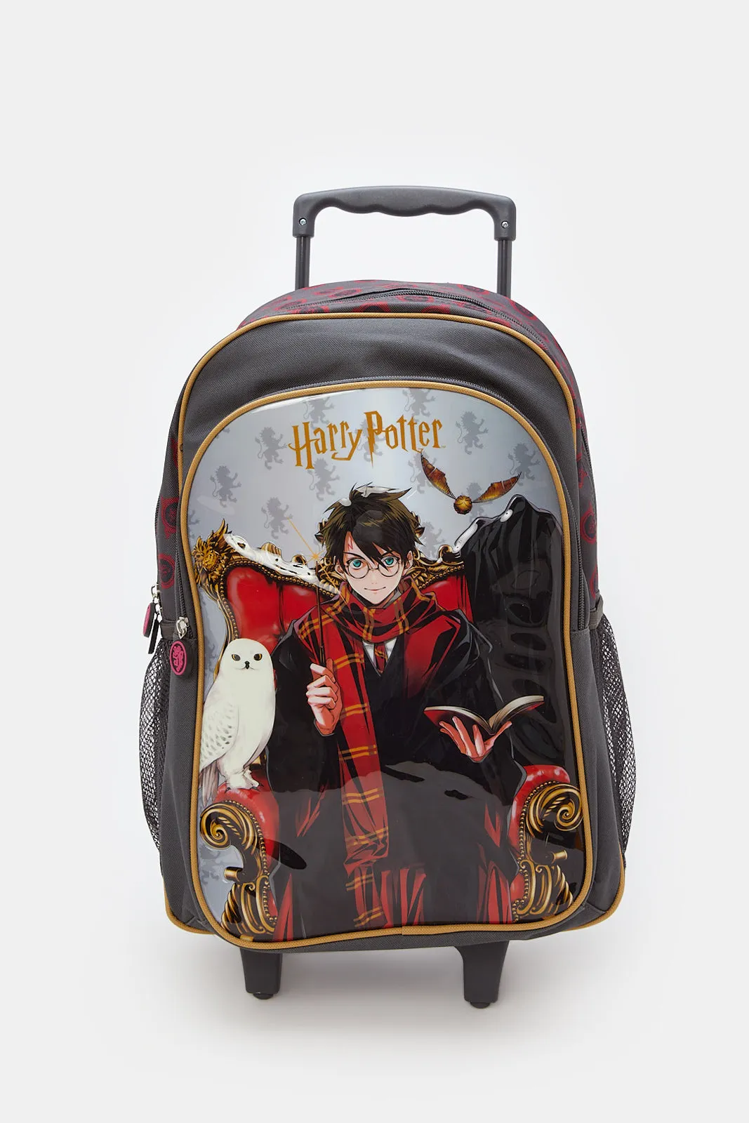 Boys Black Harry Potter Print Trolley Set (5 Piece)