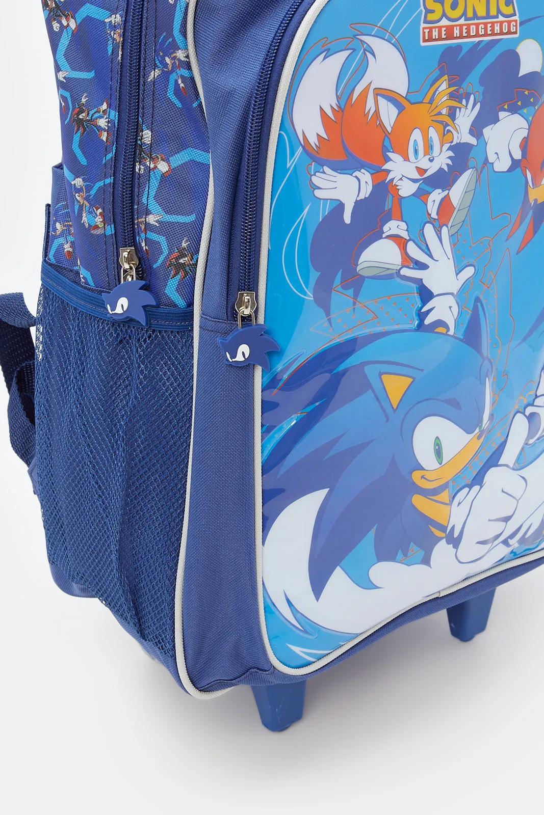 Boys Blue Sonic PrintTrolley Set (5 Piece)