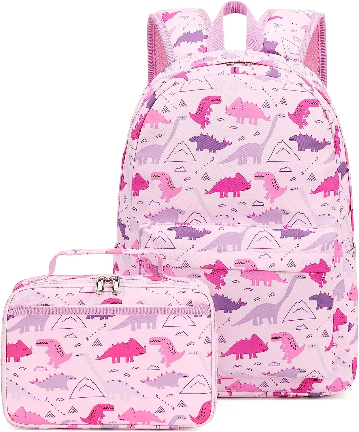 Boys Girls Preschool Backpack with Lunch Box Toddler Kindergarten School Bookbag Set for Age 3-9