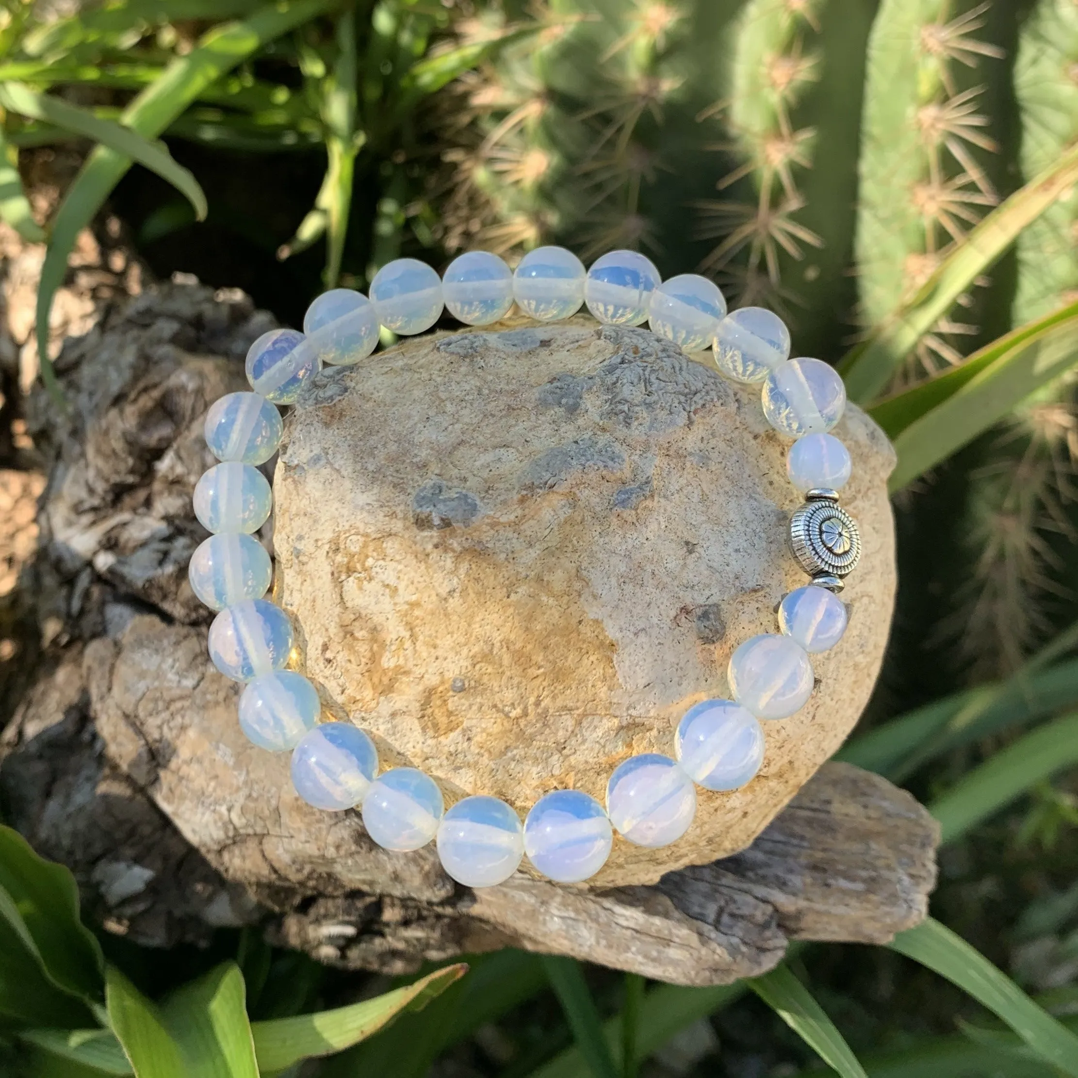 Bracelet opaline, bracelet femme