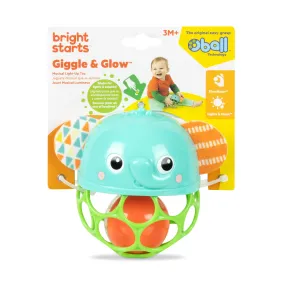 Bright Starts Oball Giggle & Glow Musical Light-Up Elephant