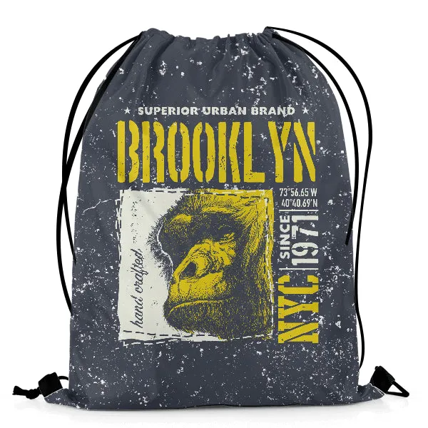 Brooklyn Ape DRAWSTRING BAG