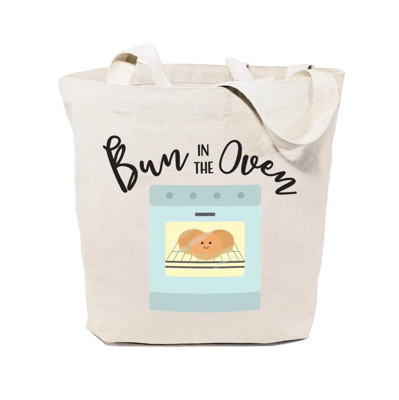 Bun In The Oven Cotton Canvas Tote Bag by The Cotton & Canvas Co.