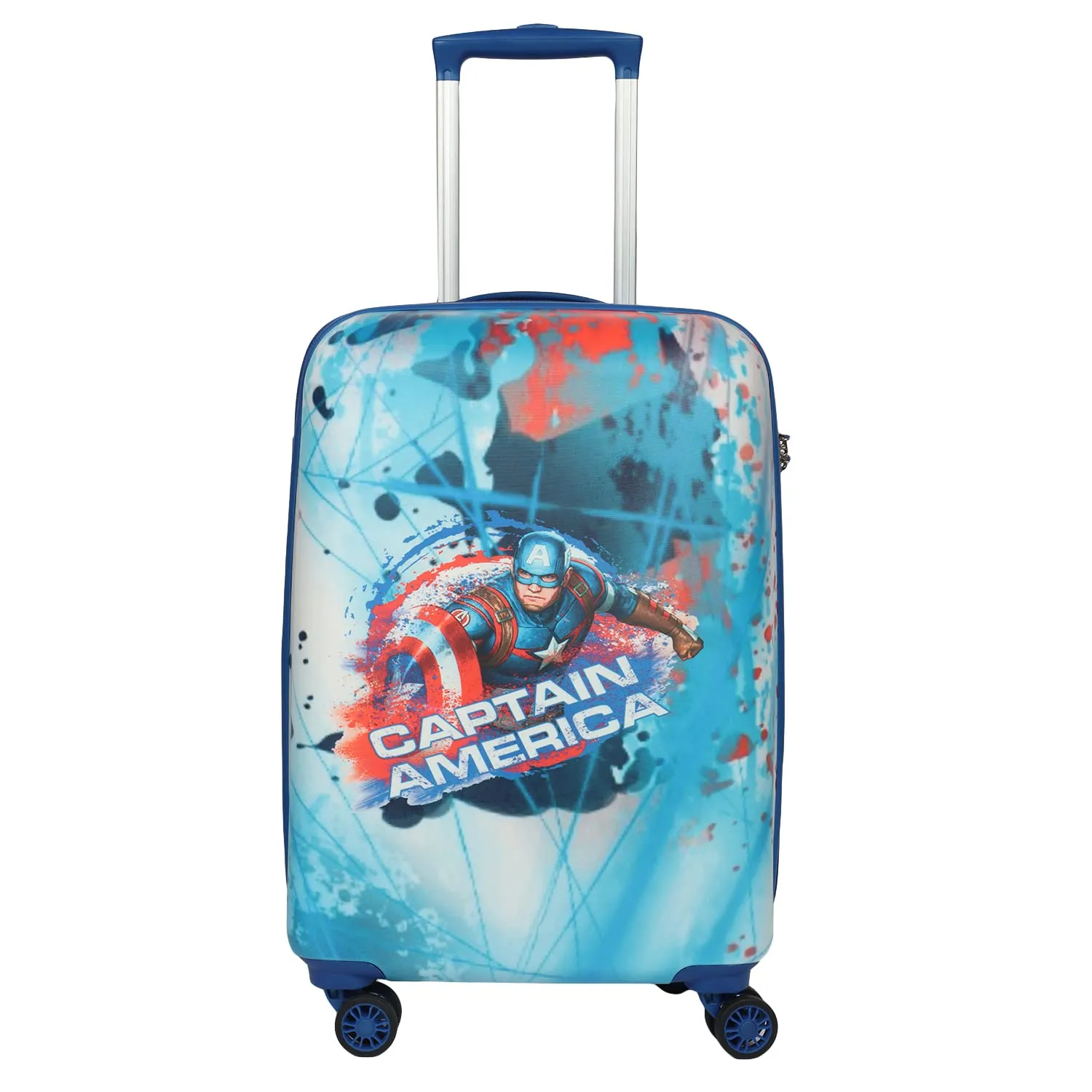 Captain America Kids Travel Trolley Bag by Marvel – Stylish & Functional Rolling Suitcase